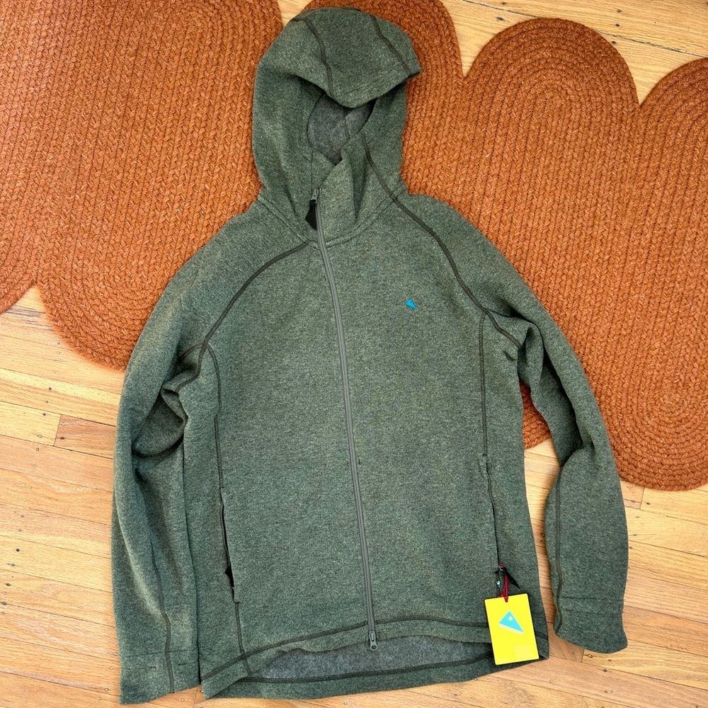 Klattermusen Balder hoodie in dusty green